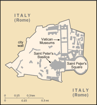 Holy See (Vatican City) Embassy Map